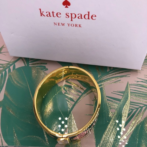 Kate spade floral enamel bangle bracelet - Picture 6 of 8